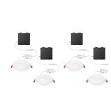 4pk Canless Selectable Lumens Recessed Kit