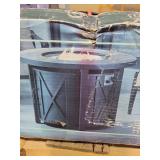 25.79 in. W 45000 BTU Brown Steel Propane Outdoor