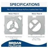 Replacement Motor Wheel 70 CFM