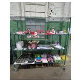 Rack Lot of Assorted Items