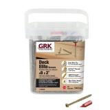 Deck Screw, #8 X 2 in, Steel, Flat Head, Torx Driv