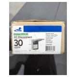 GE 30 Amps Fusible 2-Pole AC Disconnect