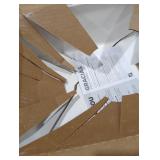 33" Sage Green Bathroom Vanity, Sink is Broken