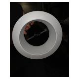 Halo 6101 6 Straight Metal Baffle Recessed Trim Wh