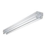 Metalux 4 Ft. 2-Bulb Fluorescent T8 Strip Light SS