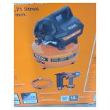 Rigid 6 Gallon Air Compressor, Missing Brad Nailer