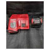 Milwaukee M18 5Ah Battery With Rapid Charger