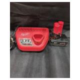 Milwaukee M12 6Ah Battery With Charger