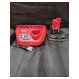 Milwaukee M12 6Ah Battery With Charger