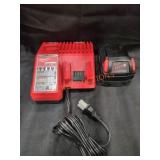 Milwaukee M18 5Ah Battery With Charger