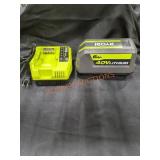 Ryobi 40V 6Ah Battery & Charger