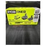 Ryobi 18V 4Ah & 2Ah Lithium Starter Kit