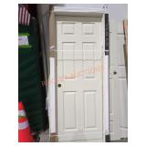 (1) 30" x 80" 6-Panel Textured Door