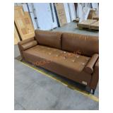 Goodwin Leather Brown Couch