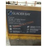 Glacier Bay Large Single Bowl Kitchen Sink