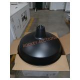Hampton Bay Warehouse Pendant Matte Black