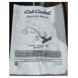 Cub Cadet All Season Plow, Fast Attachment