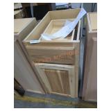 15" Unfinished Cabinet Base