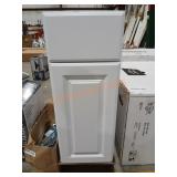 White Cabinet w/drawer 12"x35"x25"