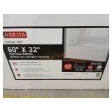 DELTA 60"x32" Bathtub