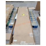61"H Black Storage Cabinet