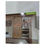 36" x 84" Knotty Pine Wood Barn Door Kit