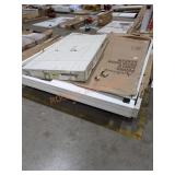 Skid Lot Assorted Doors And Shower Base