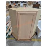Unfinished Corner Cabinet 36"H