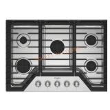 Whirlpool 30" 5 Burner Stainless Steel Gas Cooktop