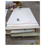 White Particle Board 48" x 96" & Door