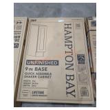 Hampton Bay 9" Unfinished Cabinet Base