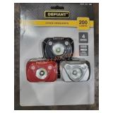 Defiant 3 Pack Headlights