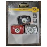 Defiant 3 Pack Headlights