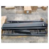 Black Heavy duty Metal Shelving
