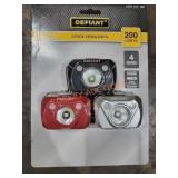 Defiant 3 Pack Headlights