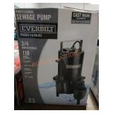 Everbilt Sewage Pump