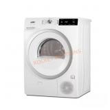 24 in. 3.88 cu ft White Dryer and Washer Combo