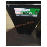 45 Gal Black Outdoor Trash Can w Wheels NO LID
