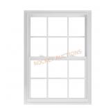 50 Series White Vinyl Window with Grids