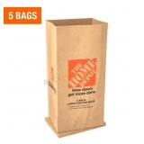 Whole box of The Home Depot 30 Gal Paper Lawn Bags