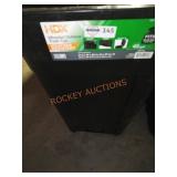 45 Gal Black Outdoor Trash Can w Wheels NO LID