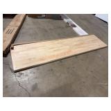 Butcher block wooden top