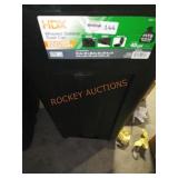 45 Gal Black Outdoor Trash Can w Wheels NO LID