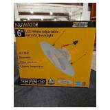 LED White Adjustable Retrofit Downlight