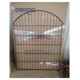Steel Garden Fence 4 Pieces, Black