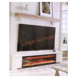 Electric Fireplace 74", Wall Mount