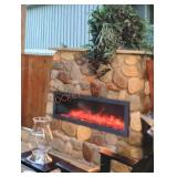 Electric Fireplace 60", Wall Mount