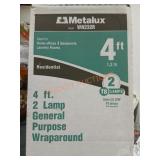 4ft 2 Lamp General Purpose Wraparound