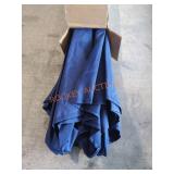 9ft Round Steel Navy Market Umbrella