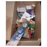 Box Lot Of Assorted Home Improvement Items